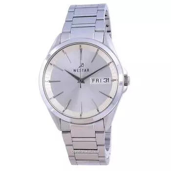 Кварцевые мужские часы Westar Champagne Dial из нержавеющей стали 50212 STN 102 шампанского