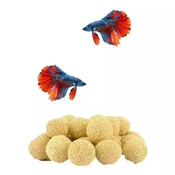 Кварцевый биошар для чистой воды, кольца для нитрифицирующих бактерий, биофильтрационный шар для аквариума, фильтрующий материал