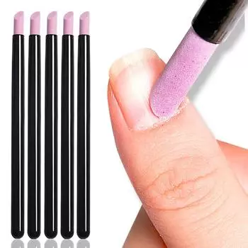 Кварцевый скраб для ногтей, пилочка для ногтей, средство для удаления кутикулы, средство для удаления омертвевшей кожи, идеальный подарок, легкий, портативный, удобный в использовании маникюрный инструмент