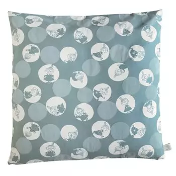 Квартальный отчет Moomin Zabuton Cover Bubble Dot Mii Blue 55 x 59 см Meisen Jacquard Woven in (МУМИ-ТРОЛЛЬ) приблизительно. [Сделано в Японии]