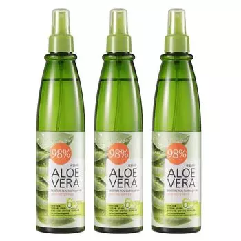 Kwaulnara Aloe Vera Moisture Real Soothing Gel Mist 310 мл 3, большой запас увлажнения, успокаивает кожу, чувствительная кожа, 310 мл, 1 шт.