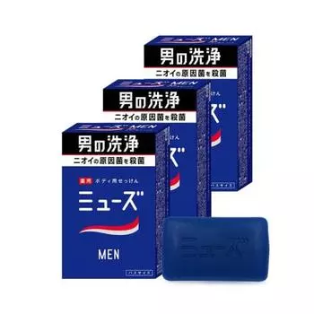 [Квази-лекарство] MUSE Мыло для мужчин Muse Men Дезодорант для мужчин 135 г x 3 шт.