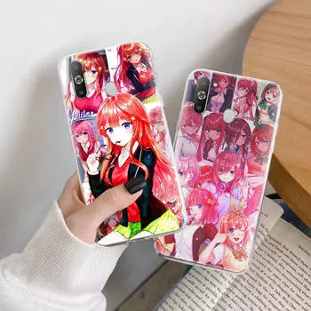 Квинтэссенция чехла Quintuplets TPU для iPhone XR 7 8 14 15 11 12 13 X XS Pro Max Xiaomi Redmi 13C Note 9 Samsung A22 S23 S24 Ultra Plus VIVO Samsung J4 Plus кожа буйвола