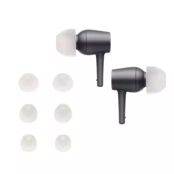 kwmobile 6x Ear Tips Compatible with Sony Ear Tips Replacement 3 Sizes Set Silicone Earphone Cap MDR-EX750BT / WI-1000X / WI-H700 / WI-C200 - S/M/L -