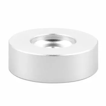 kwmobile Donut Adapter 45RPM Воспроизведение виниловых пластинок, EP адаптер 45RPM Аксессуары для EP-пластинок, алюминий 7 - 7 - -