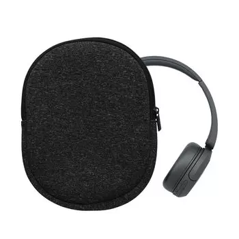 kwmobile Совместимость с Sony Чехол Гарнитура Ударопрочный Неопрен x 17 см WH-CH520 / WH-CH510 / MDR-ZX110 - 22.5 Серый/Белый
