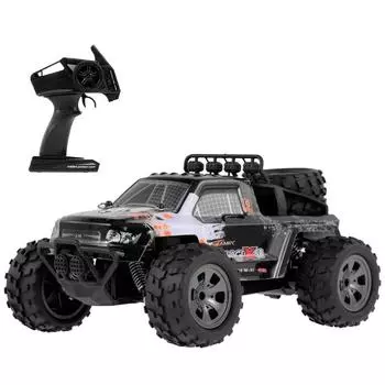 KY-1886A 2.4GHz 1/18 2WD Big Wheel RC Car Off-Road Buggy Pickup Truck для детей-новичков оранжевый