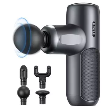 kycle Fascia Release Gun Handy Gun MINI Vibration Мощная вибрация Миофасциальный релиз Ультралегкий Автоматический режим AI Быстрая зарядка 8 часов непрерывной работы светло-серый