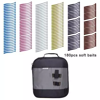 Kylebooker Fishing Soft Baits Binder с мягкими приманками 60pcs baits