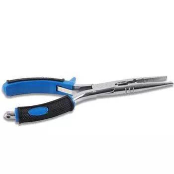 Kylebooker Одежда высшего качества рыболовная приманка из нержавеющей стали рыболовные плоскогубцы ножницы клипер открытый инструмент синий