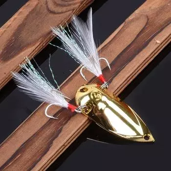 Kylebooker рыболовные приманки, ложка, металлическая приманка, двойной японский крючок, перья, 2,5 г, 5 г, 7,5 г, 10 г, 15 г, 20 г, серебряная, Золотая приманка «Цикада», рыболовные снасти 2.5g золотой