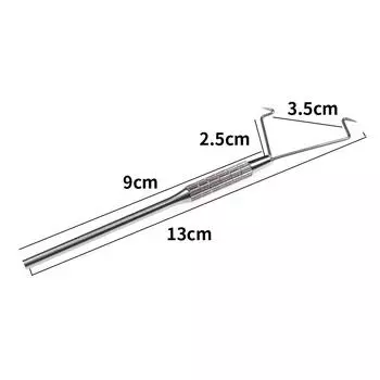 Kylebooker TY07 1 шт. высокопрочный роторный кнут для рыбалки, инструмент для завязывания узлов, инструмент для завязывания узлов из нержавеющей стали, финишер для мух, аксессуары для улицы