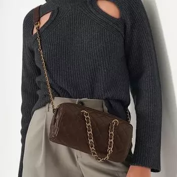 Стеганая сумка Kylee с ремешком-цепочкой