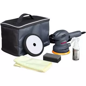 Kyocera Professional Polisher APED130KT 637051A Black and Easily Remove Water Stains and Add Shine to Your Car Polishing Kit with Storage Bag and чёрный