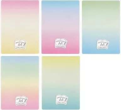 Kyoei Plastic Градиентная подложка для стола A4 5 видов Маскирующая лента Kanatora Оригинальный набор 5 блоков, Размер, + В комплекте, GS-A4-01, 2, 3, 4,