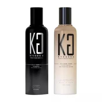 Kyogoku Blue Purple Color Shampoo Color Care Treatment Color Fading Prevention Set Beauty Salon Exclusive Purple Shampoo Murashan Hair Color Care