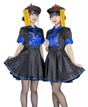 Костюм для девочки Kyonshi, прозрачный камень, оригинальный продукт, женский, 155 см-165 см