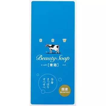 Kyoshinsha Milk Soap Cow Brand Синяя коробка 85 г x 6 Универсальное мыло Для использования тщательно вспеньте и аккуратно вымойте, затем тщательно смойте.. Мыло общего назначения
