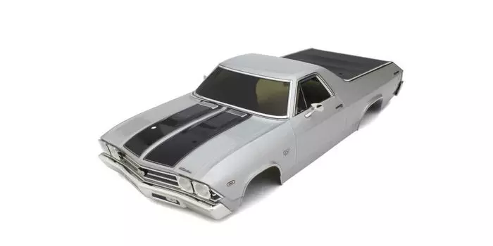 Kyosho 1969 Chevrolet El Camino SS 396 Cortez Silver Decoration Body Set FAB705SL (р)