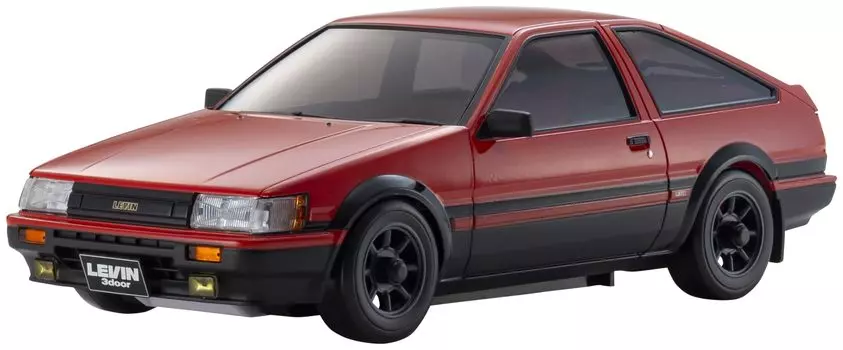 Kyosho ASC MA020 Toyota Corolla Levin AE86 MZP473RBK Красный/черный