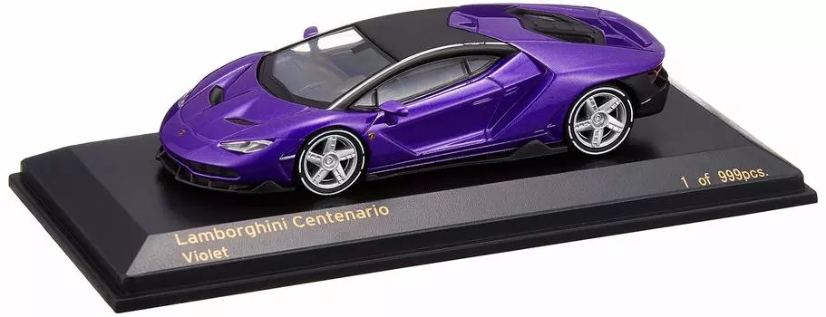 Kyosho CARNEL Lamborghini Centenario Фиолетовый Готовый продукт 1/64