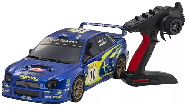 Kyosho EP 4WD Fazer Mk2 Readyset Subaru Impreza WRC 2002 Электрический Радиоуправляемый 34481T1 1/10 FZ02-R