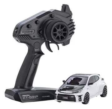 Kyosho MA020 Toyota GRMN Yaris Rally Package Белый жемчуг Электрический радиоуправляемый 32648PW r/s