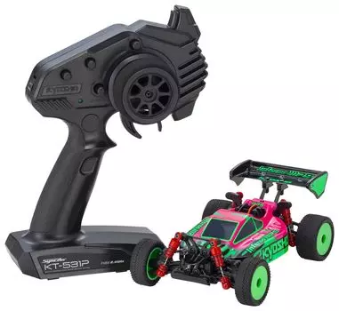 Kyosho Minute Buggy Readyset Inferno MP9 TKI Electric Radio Control 32093PGR Pink/Green