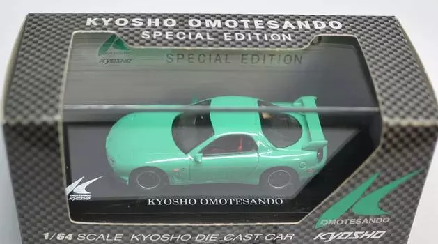 Kyosho Omotesando Не продается Mazda FD3S Lime Green beadscollection RX-7 1/64