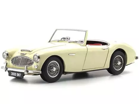 Kyosho Original Austin Healey 3000 English White Готовый продукт KS08149EW 1/18