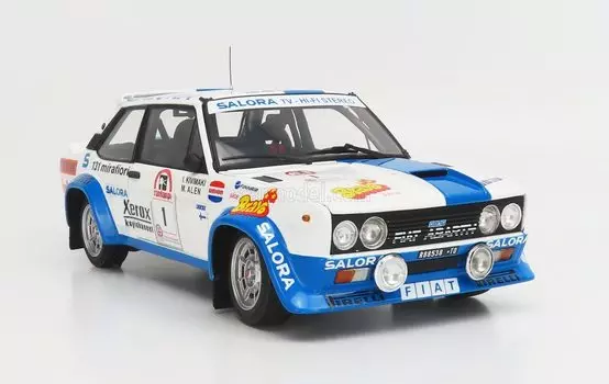 Kyosho Original Fiat 131 Abarth 1980 1000 Lakes Завершенный продукт 1/18 #1