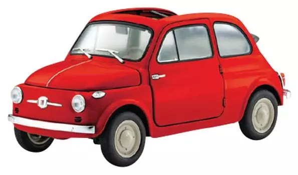 Kyosho Original Fiat Nuova 500 Coral Red Готовый продукт 1/18