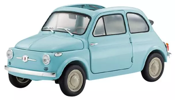 Kyosho Original Fiat Nuova 500 Cruise Celeste Blue Готовый продукт 1/18