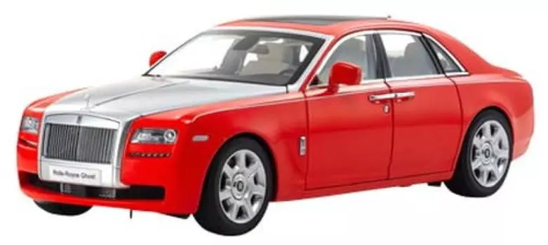 Kyosho Original Ghost Готовый продукт 1/18 Rolls-Royce Красный/Серебристый