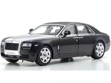 Kyosho Original Ghost Готовый продукт Перепродажа 1/18 Rolls-Royce Черный/Серебристый