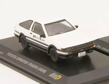 Kyosho Original Initial D Toyota Sprinter Trueno Завершенный продукт 1/64 (АЕ86)