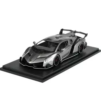 Kyosho Original Lamborghini Veneno Finished Product 1/43 (Gray/White Line)