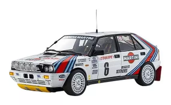 Kyosho Original Lancia Delta HF 4WD Monte Carlo Team Lancia Martini Готовый продукт 1/18 1987#6