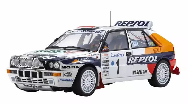 Kyosho Original Lancia Delta HF Integrale 1993 Monte Carlo Completed Product KS08348C 1/18 #1
