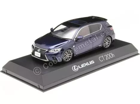 Kyosho Original Lexus CT 200h F Sport Blue Mica Готовый продукт 1/43 Черный/Глубокий чёрный