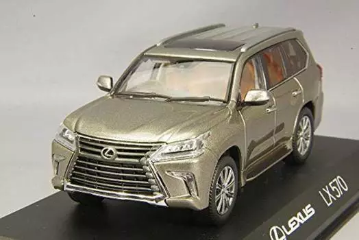 Kyosho Original Lexus LX570 Silver Готовый продукт 1/43 серебряный