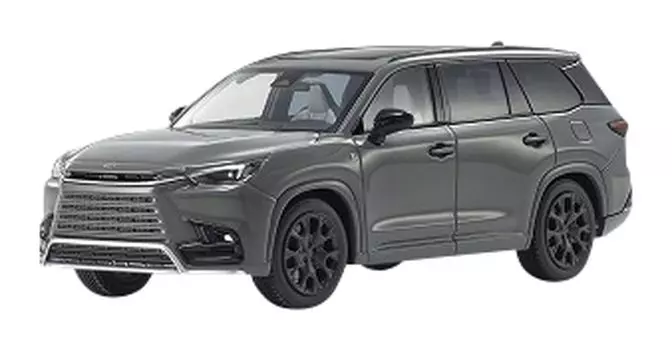 Kyosho Original Lexus TX 500h F SPORT Performance Carbide Завершенный продукт KS03923FTG 1/43 (Титановый серый)