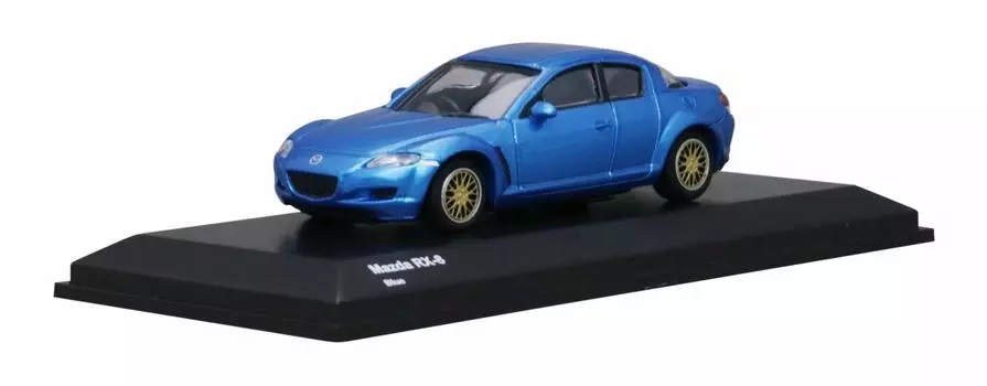 Kyosho Original Mazda Blue Finished Product Limited 1/64 RX-8 синий