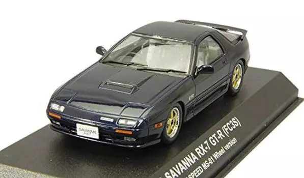 Kyosho Original Mazda Savanna Mazdaspeed Wheel Version Brave Blue Готовый продукт 1/43 RX-7 MS-01