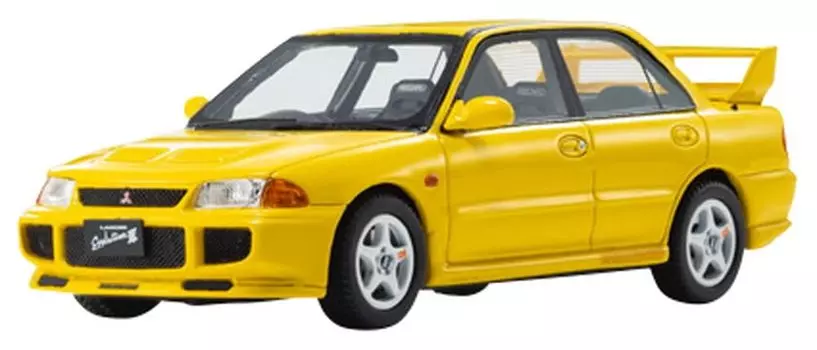 Kyosho Original Mitsubishi Lancer Evolution III Желтый Готовый продукт 1/43