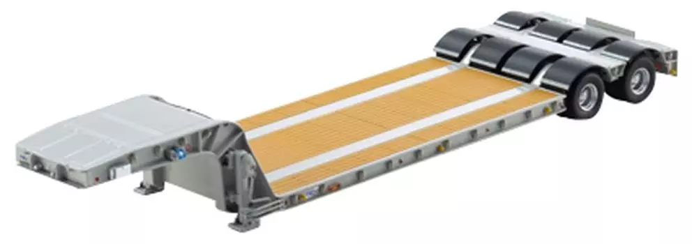 Kyosho Original Nippon Trex Heavy Equipment Transport Серый Готовый Продукт 1/43 Полуприцеп