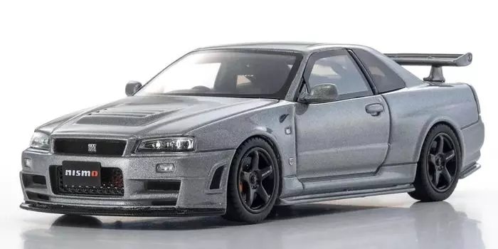 Kyosho Original Nissan Skyline R34 Nismo Grand Touring Car Завершенный продукт KSR43106GR 1/43 GT-R (Серый)