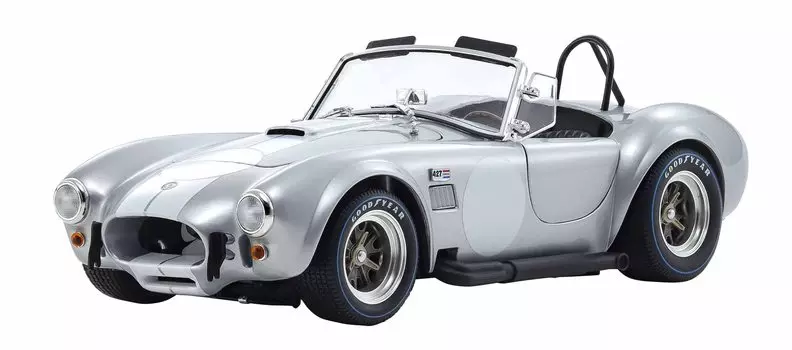 Kyosho Original Shelby Cobra 427 Silver Готовый продукт KS08047S 1/18 S/C
