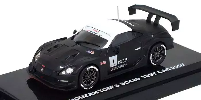 Kyosho Original Takarazan Toms SC430 2007 TEST CAR Finished Product 1/64