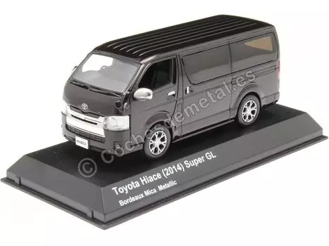 Kyosho Original Toyota Hiace 2014 Бордо Готовый продукт 1/43